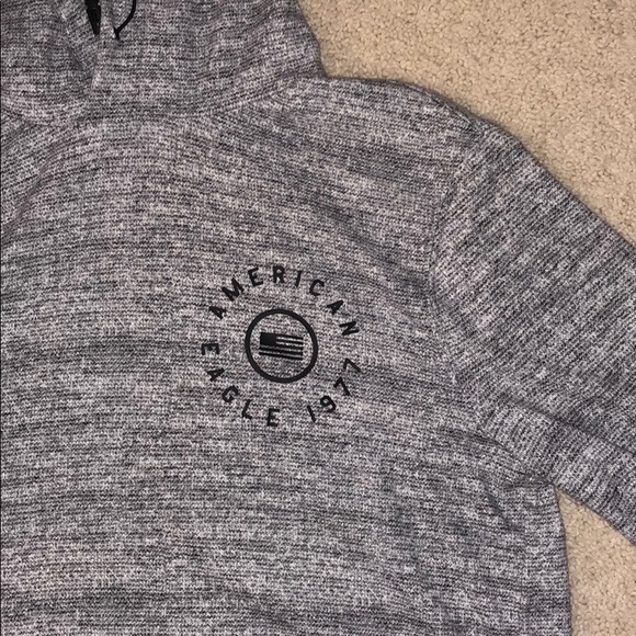 American Eagle Hoodie - Light Heather Gray - Picture 3 of 5